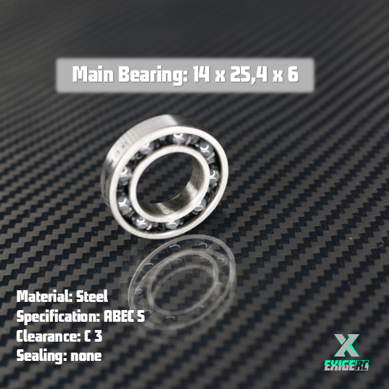 OS Max & OS Speed Hauptlager 14x25,4x6