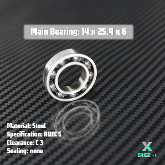 OS Max & OS Speed Hauptlager 14x25,4x6